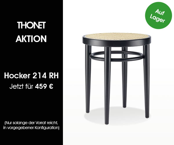 Hocker 214 RH von Thonet: Jetzt auf Lager und zum Aktionspreis