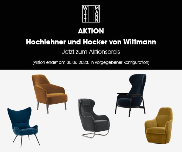 Hochlehner und Hocker von Wittmann: Jetzt zum Aktionspreis