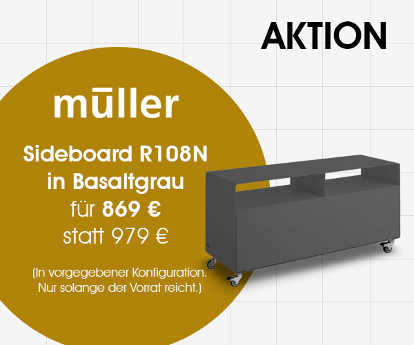 Sideboard R108N von Müller Möbelfabrikation: Jetzt auf Lager und zum Aktionspreis