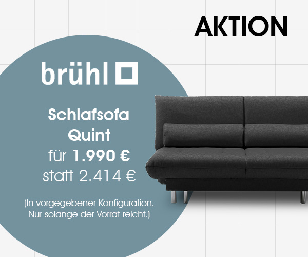 Schlafsofa Quint von Br&uuml;hl: Jetzt auf Lager und zum Aktionspreis