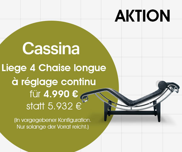 4 Chaise longue � r�glage continu (LC4 Liege) von Cassina: Jetzt auf Lager und zum Aktionspreis