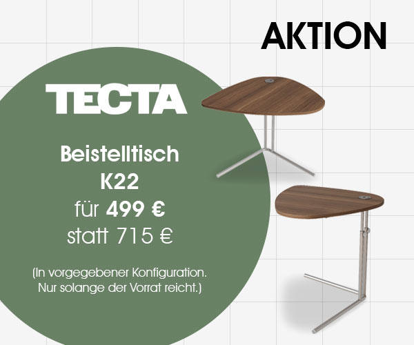 Beistelltisch K22 von Tecta: Jetzt auf Lager und zum Aktionspreis