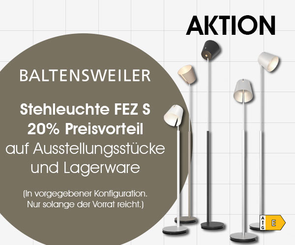 Stehleuchte FEZ S von Baltensweiler mit 20 % Preisvorteil: Jetzt zum Aktionspreis