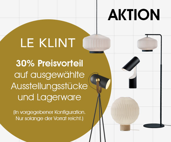 Leuchten von LE KLINT mit 30 % Preisvorteil: Jetzt zum Aktionspreis