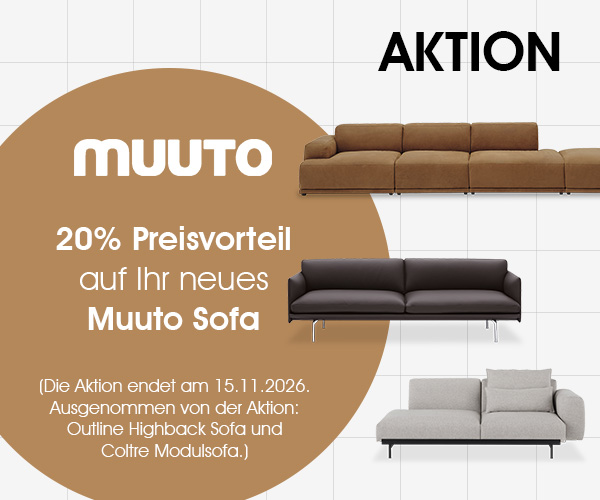 20 % Preisvorteil auf Muuto Sofas: Jetzt zum Aktionspreis