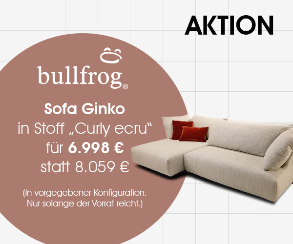 Sofa Ginko von Bullfrog: Jetzt zum Aktionspreis