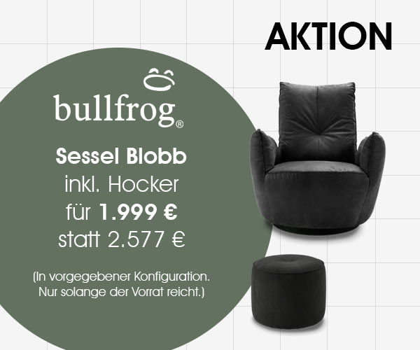 Sessel Blobb von Bullfrog inkl. Hocker: Jetzt auf Lager und zum Aktionspreis