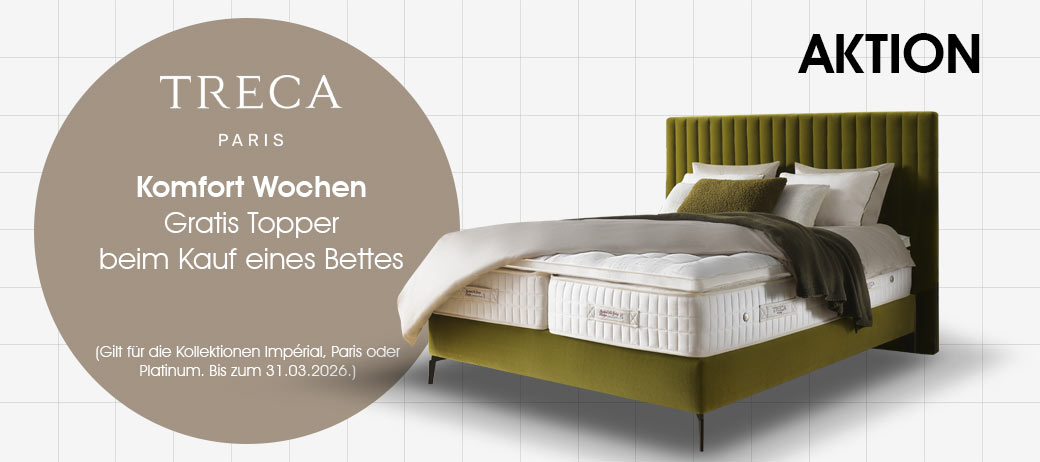 Treca Komfort Wochen - Gratis Topper zu Ihrem neuen Bett: Sonderaktion