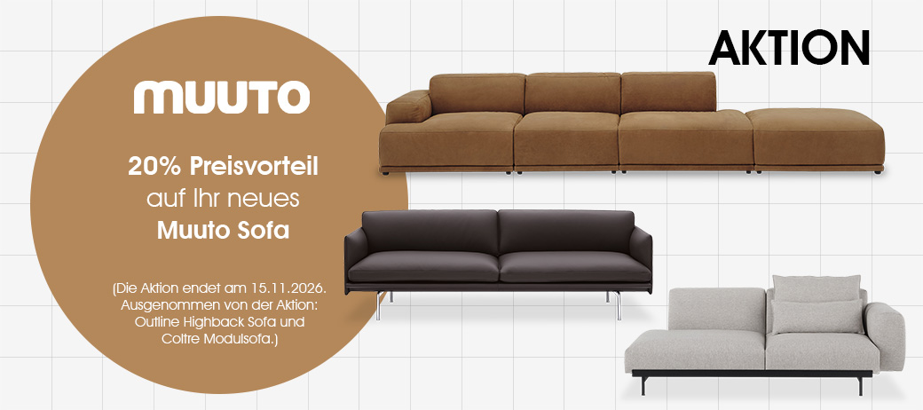 20 % Preisvorteil auf Muuto Sofas: Jetzt zum Aktionspreis