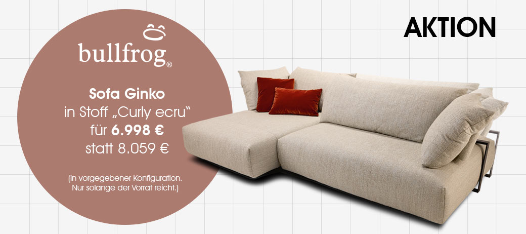Sofa Ginko von Bullfrog: Jetzt zum Aktionspreis