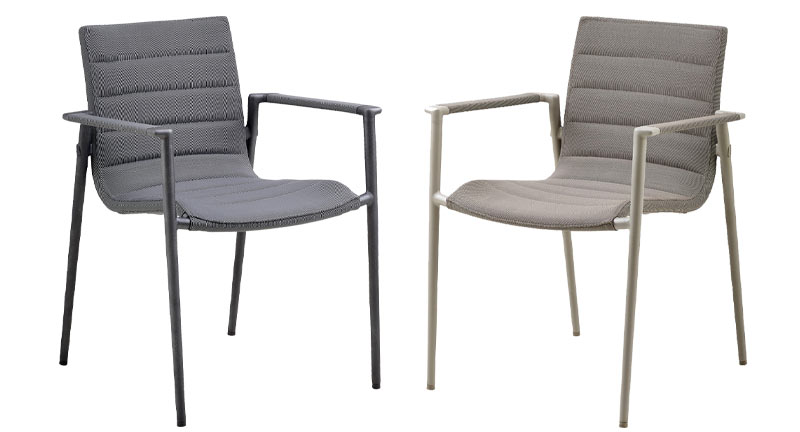 Outdoor-Stuhl Core und Tisch Pure von Cane-line