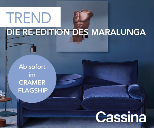 Re-Edition Maralunga von Cassina: Cramer Flagship