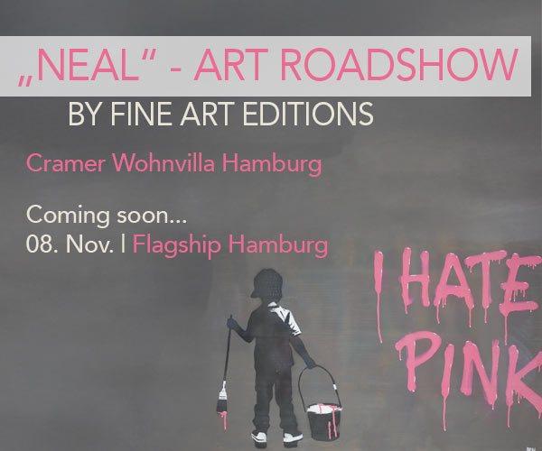 Neal - Art Roadshow by Fine Art Editions - Streetart bei Cramer: Wanderausstellung