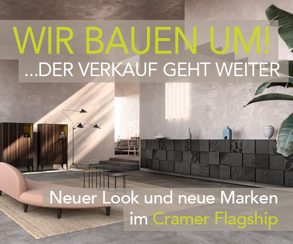 Wir schaffen Raum für neues Design und neue Marken im Cramer Flagship: Cramer Flagship