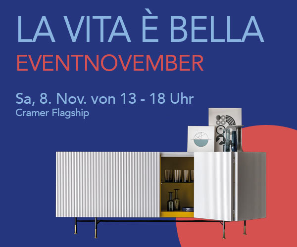 La vita è bella am Samstag, 8.11. im Cramer Flagship: Eventnovember
