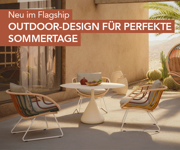 Dedon & Gloster - Outdoor-Design im Cramer Flagship: Neu bei Cramer