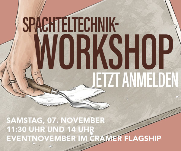 Spachteltechnik-Workshop mit Stella Jean im Cramer Flagship: Eventnovember