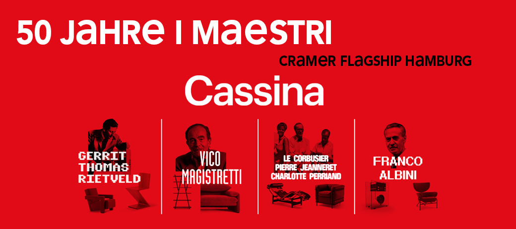 50 Jahre iMaestri von Cassina: Cramer Flagship
