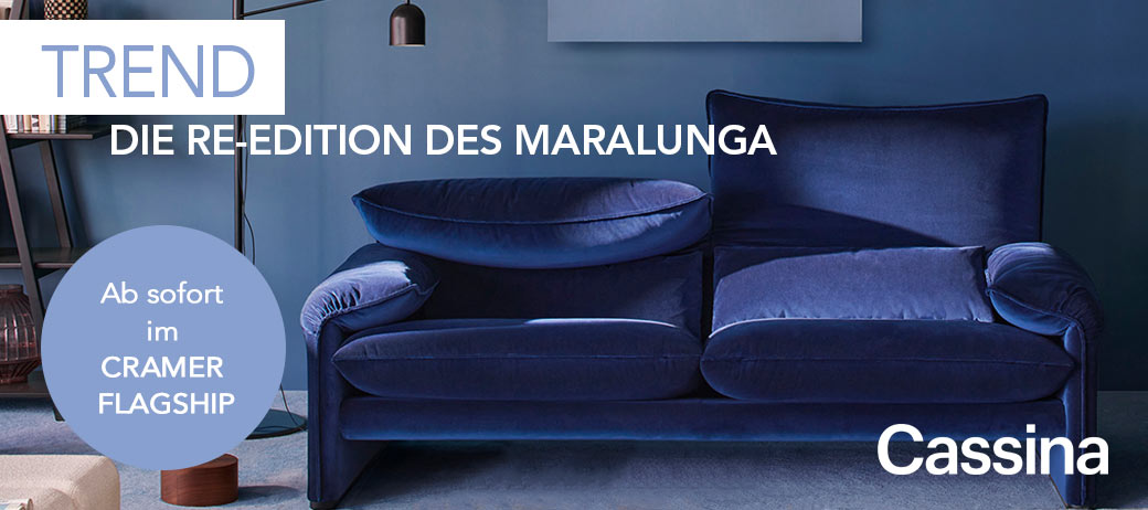 Re-Edition Maralunga von Cassina: Cramer Flagship