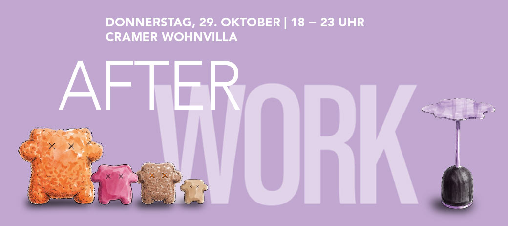 After Work in der Wohnvilla: Fashion, Kunst und Design: Eventnovember