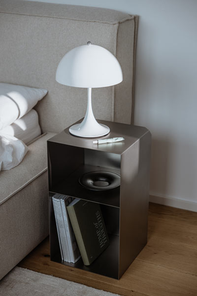 Metallbude in der Wohnvilla