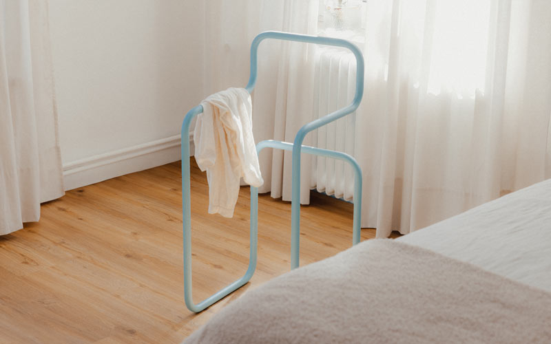 Metallbude in der Wohnvilla