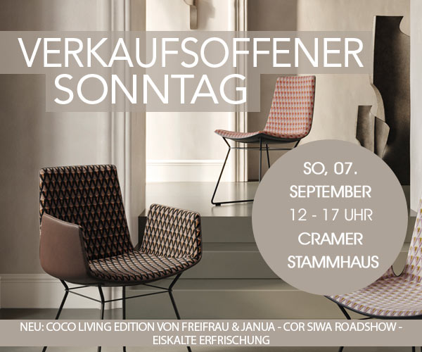 Verkaufsoffener Sonntag in Elmshorn am 7.9.2025 von 12-17 Uhr: Cramer Stammhaus