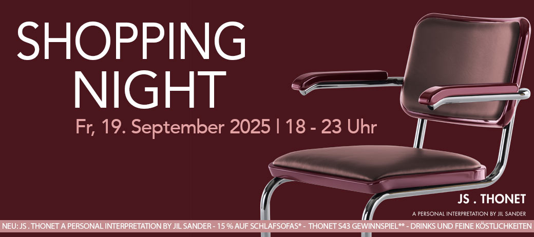 Shopping Night am 19.9.25 von 18-23 Uhr: Cramer Flagship