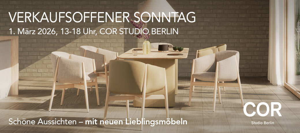 Verkaufsoffener Sonntag im COR Studio Berlin am 1.3. von 13-18 Uhr: COR Studio Berlin