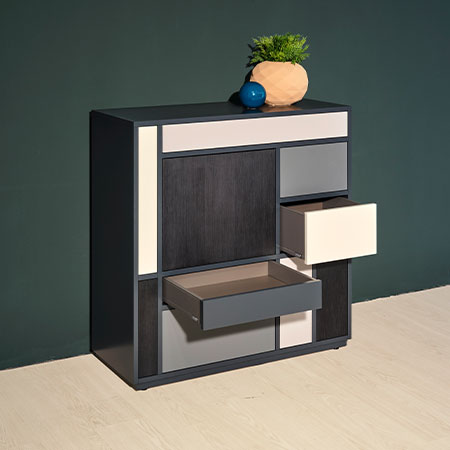 Mondrian Kommode von Cramer Holzmanufaktur