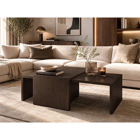 Arcum Couchtisch-Set von Cramer Holzmanufaktur