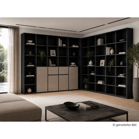 Publicum Bibliothekensystem von Cramer Holzmanufaktur