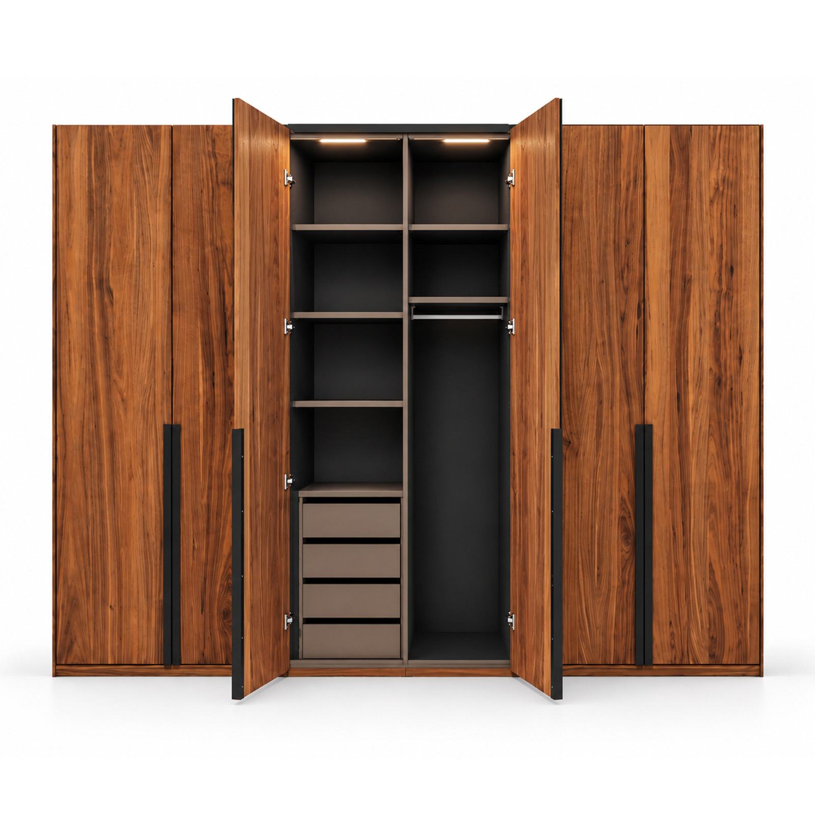Refugium Kleiderschrank mit Drehtüren von Cramer Holzmanufaktur