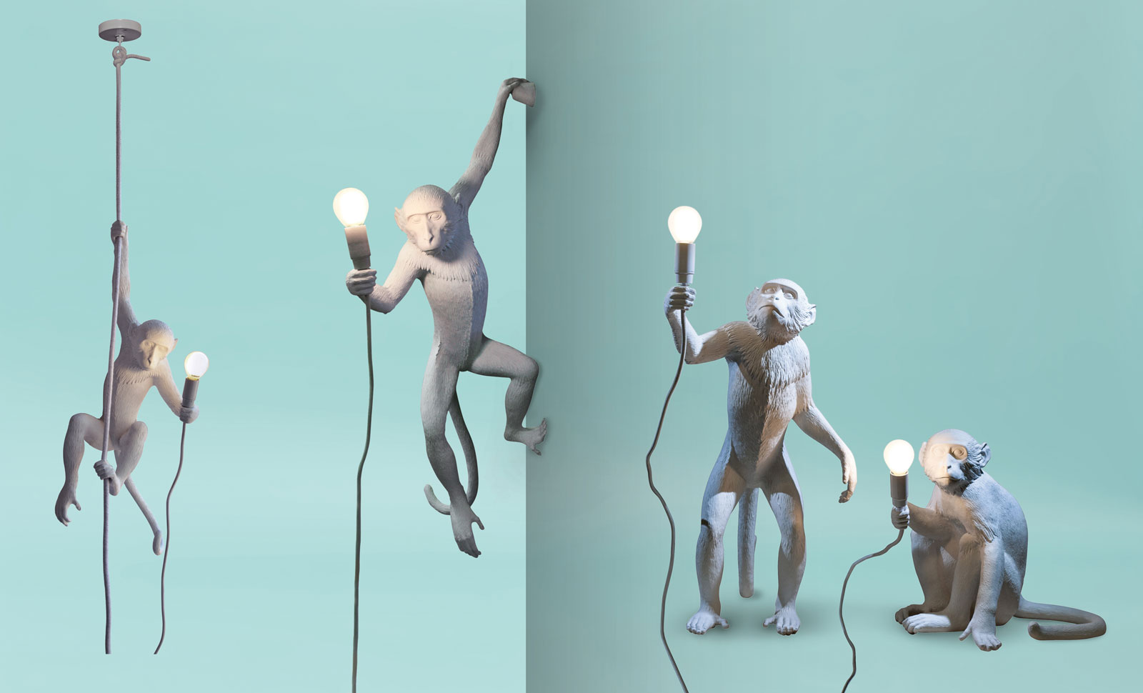 The Monkey Lamp Standing Version von Seletti