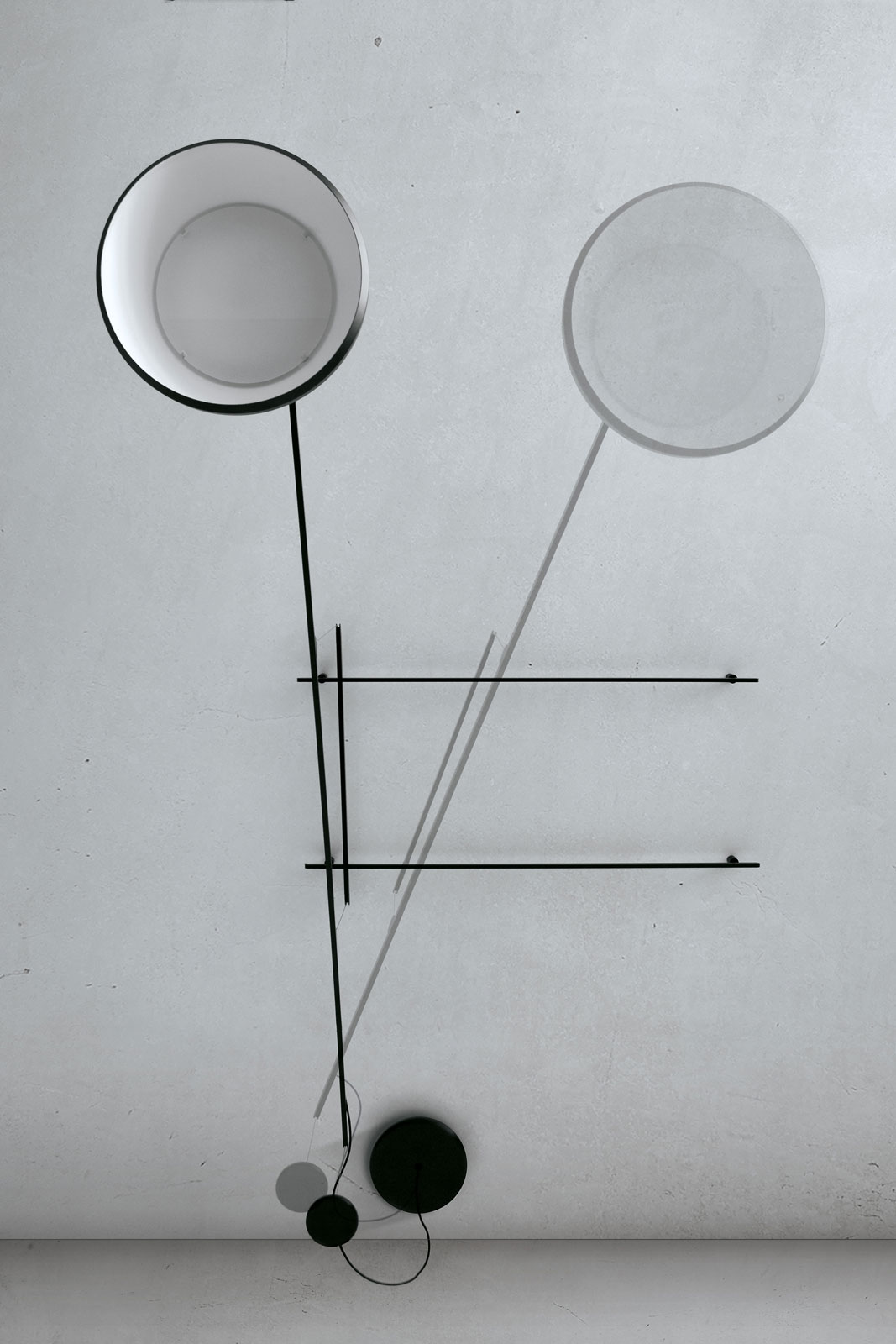 Contrappeso Wand- und Deckenleuchte von Extendo