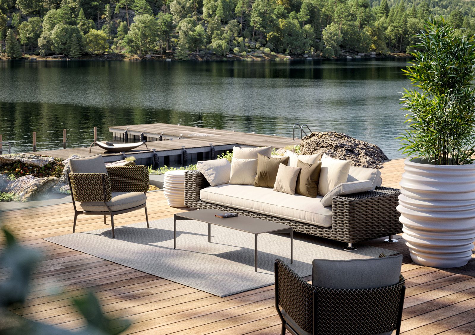 Izon Kaffeetisch von Dedon