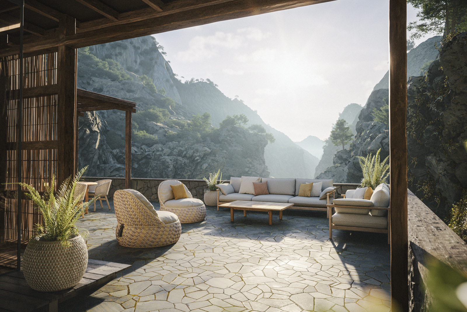 Tibbo Sofa von Dedon