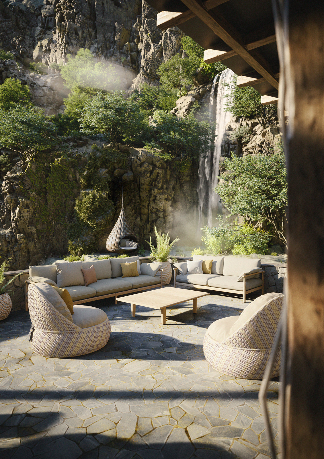 Tibbo Sofa von Dedon