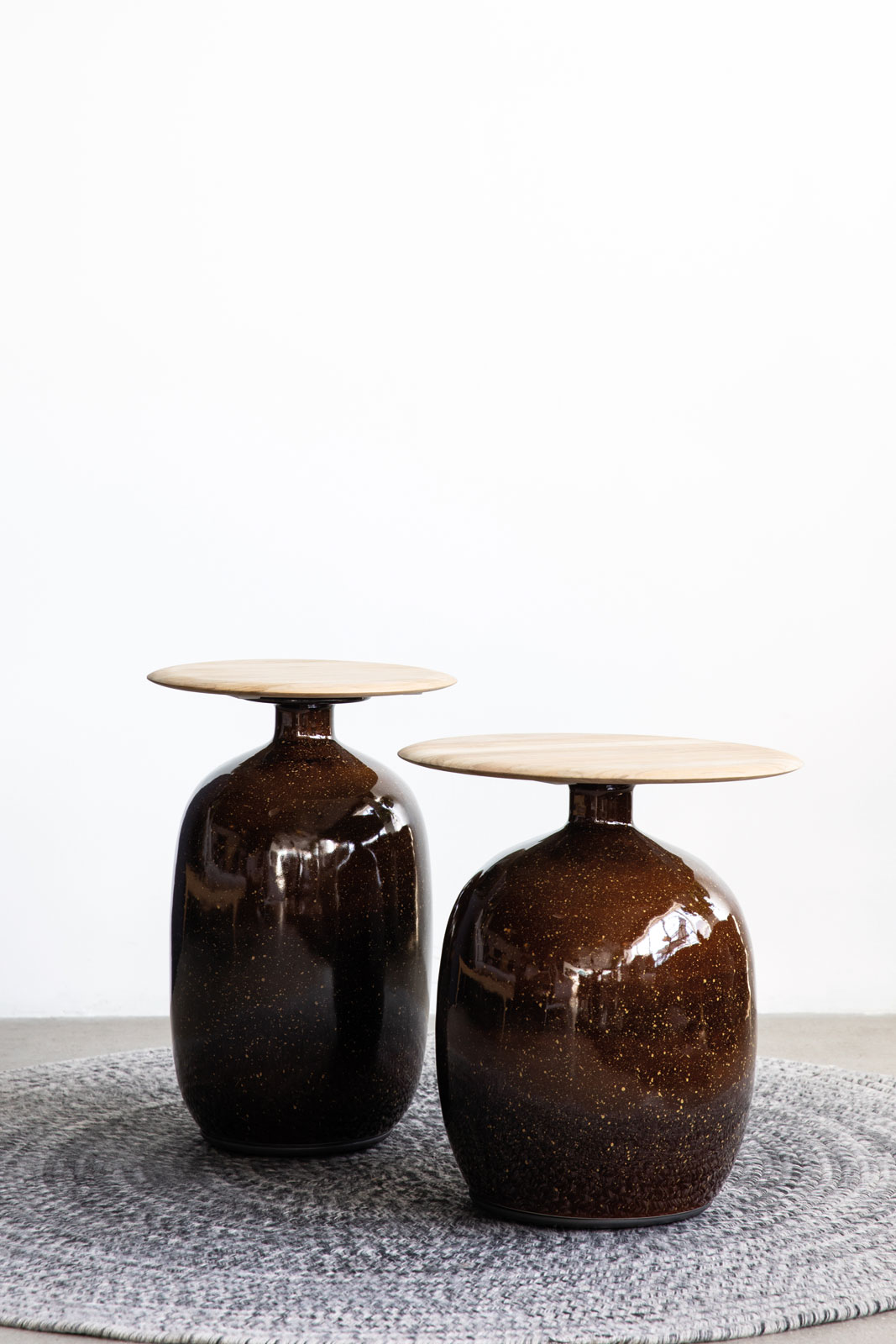 Blow High Side Table von Gloster