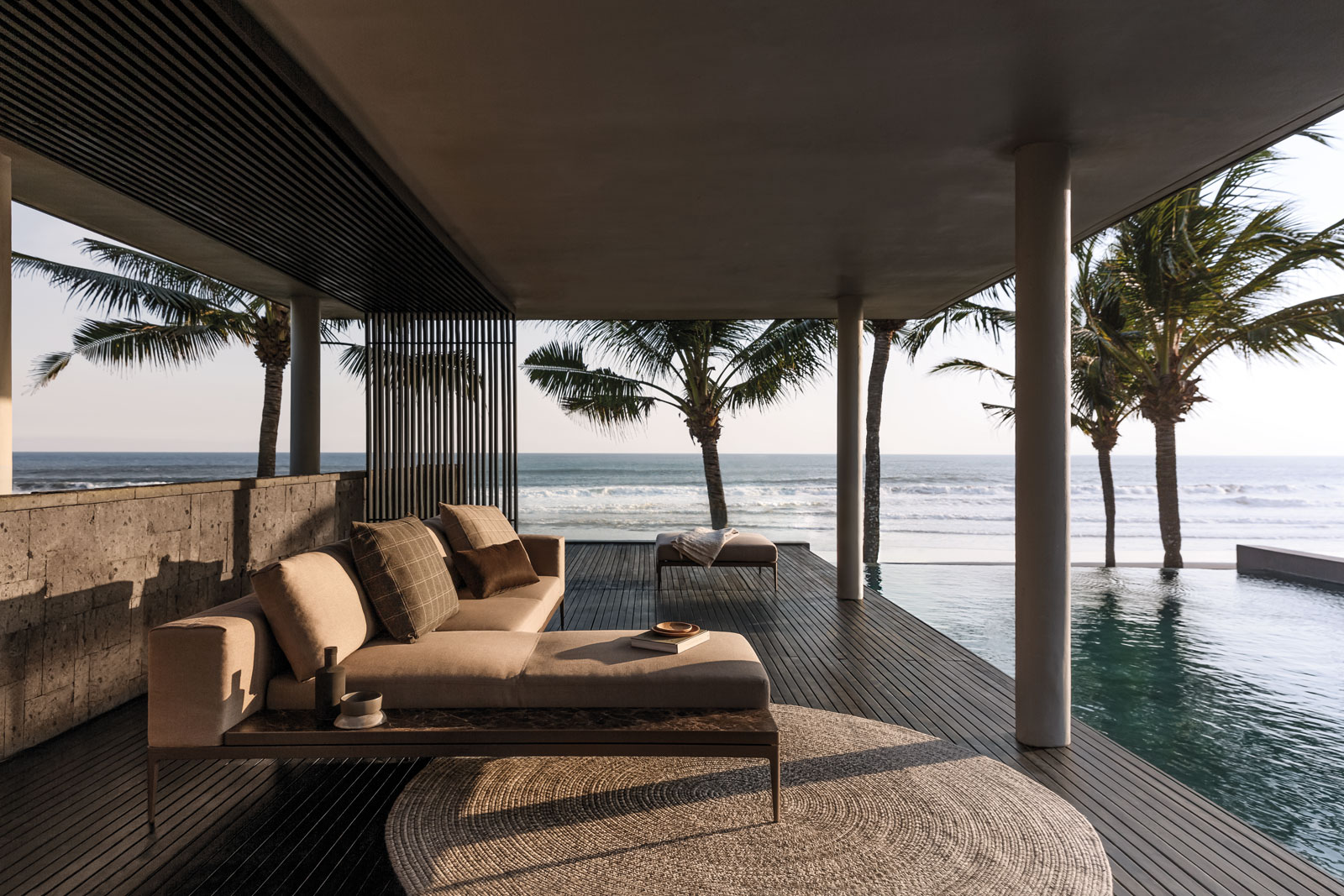 Grid Chaiselounge von Gloster