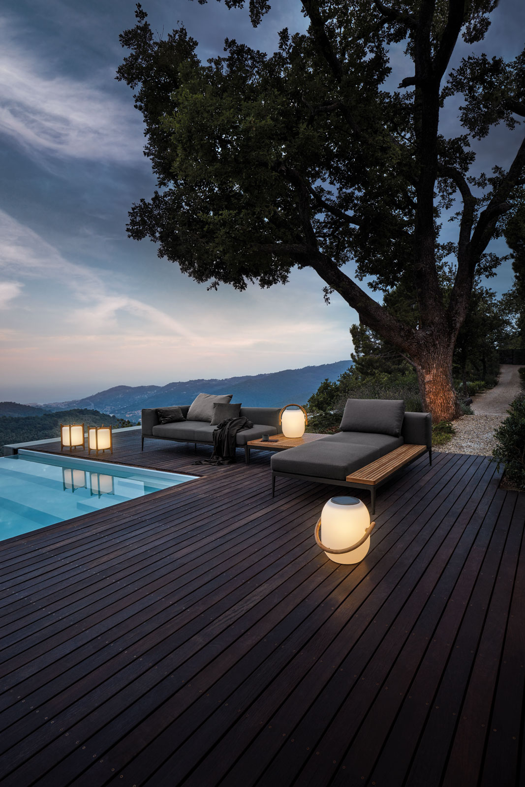 Grid Chaiselounge von Gloster