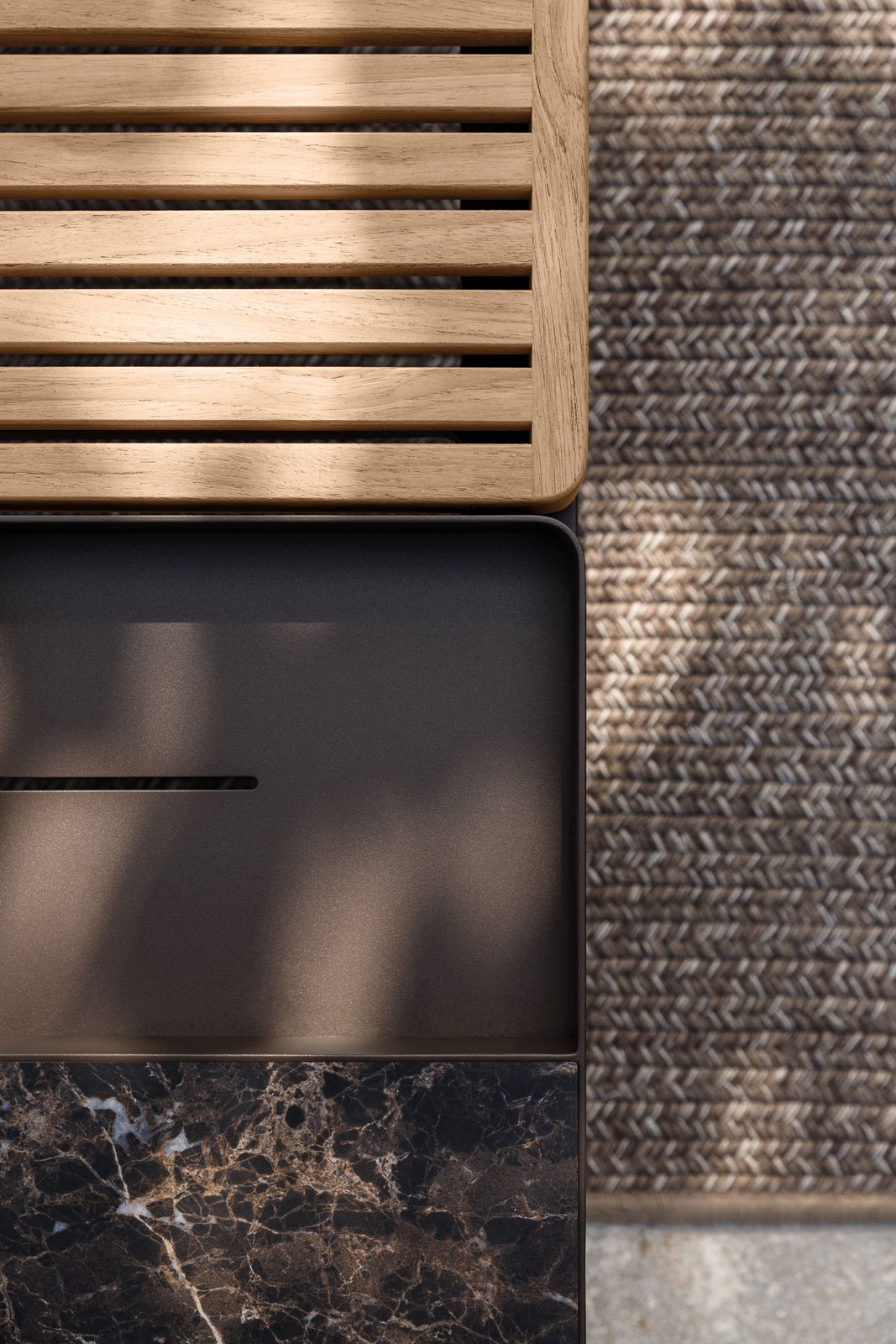 Grid Chaiselounge von Gloster