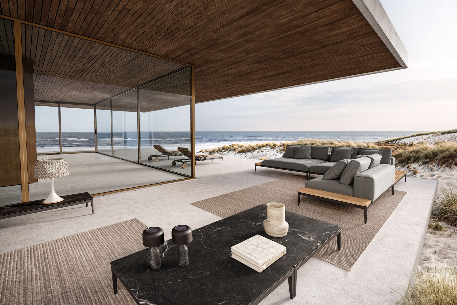 Grid Large Coffee Table von Gloster