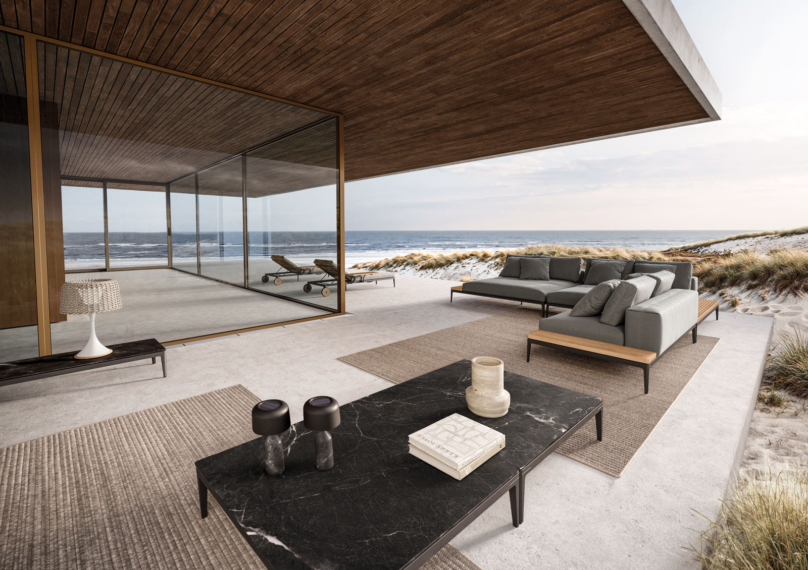 Grid Small Coffee Table von Gloster