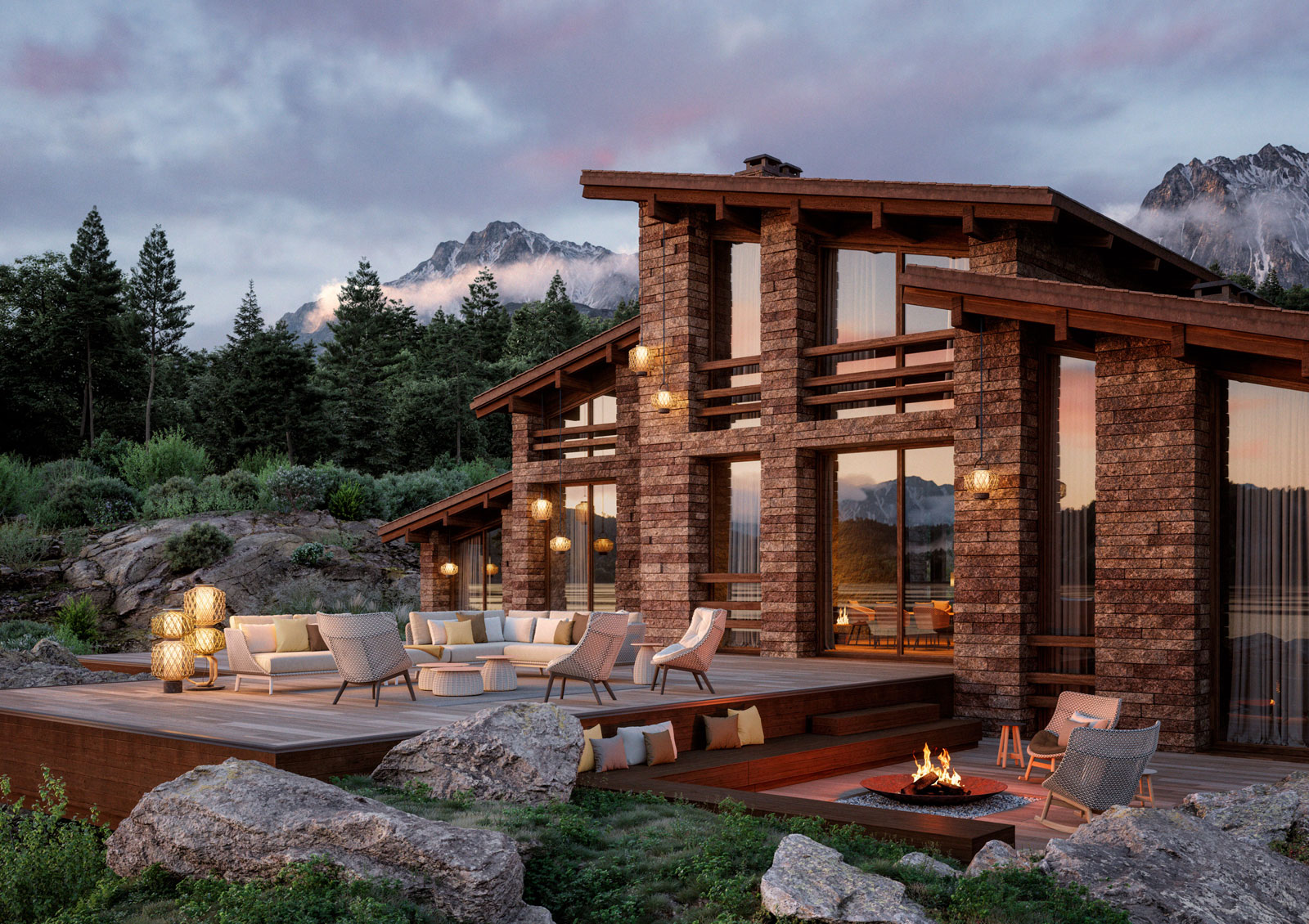 Mbrace Alu Hochlehner Sessel von Dedon