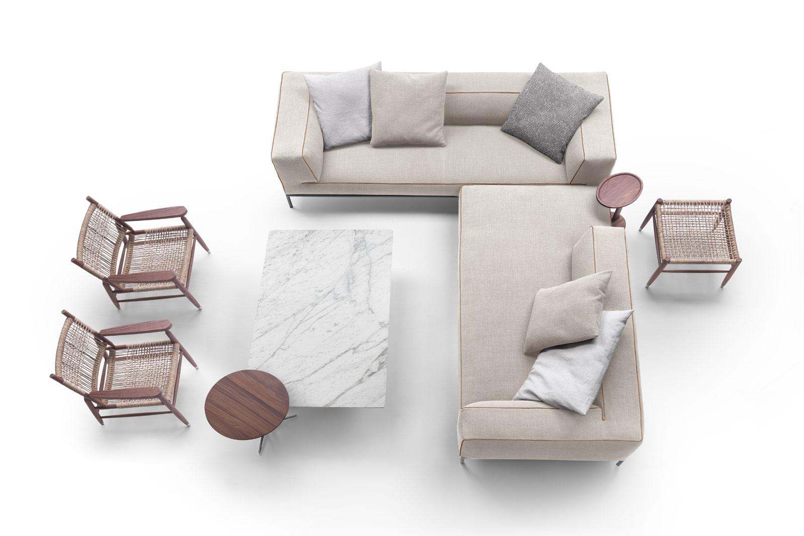 Perry Up Sofa von Flexform
