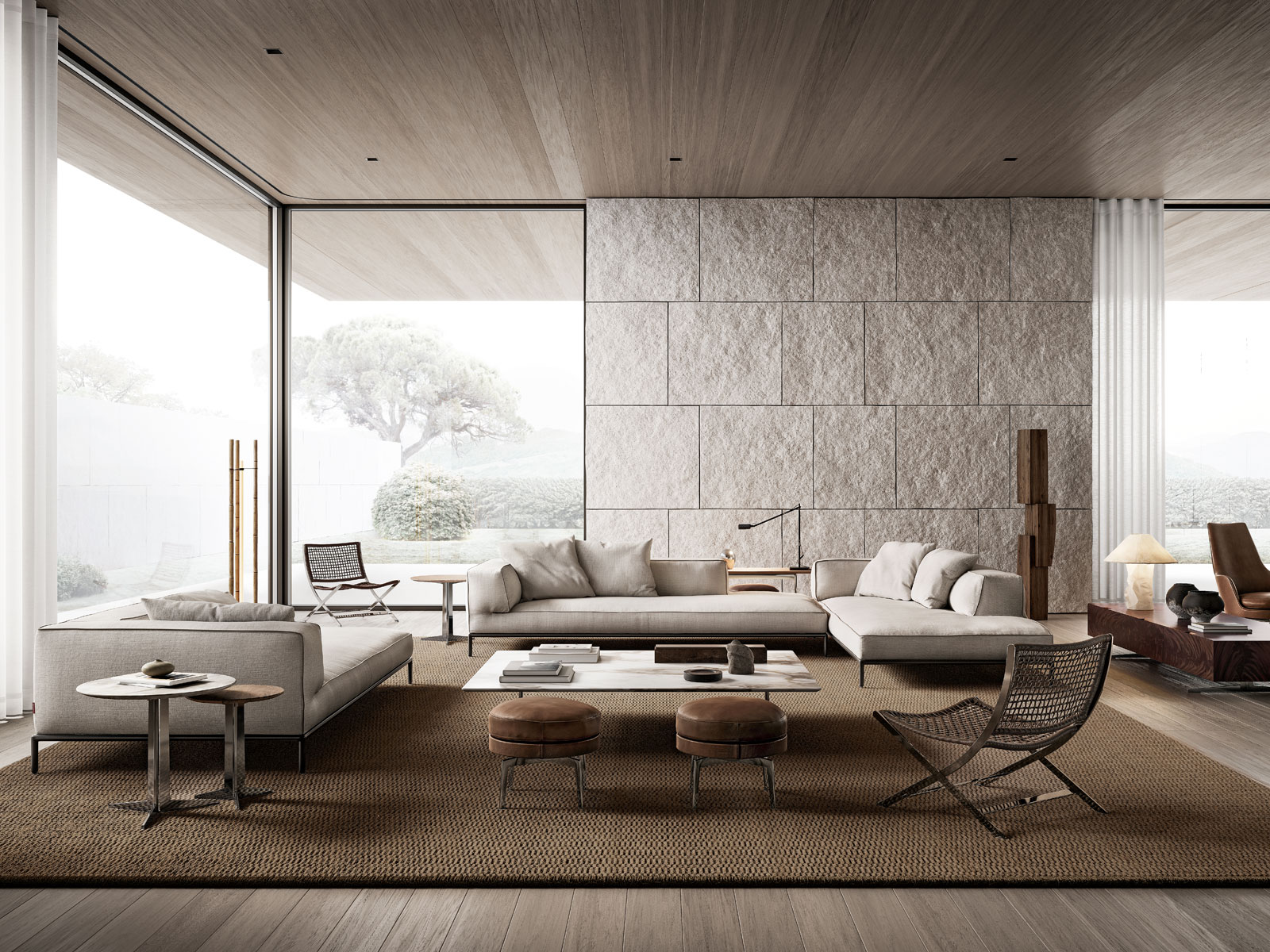 Perry Up Sofa von Flexform