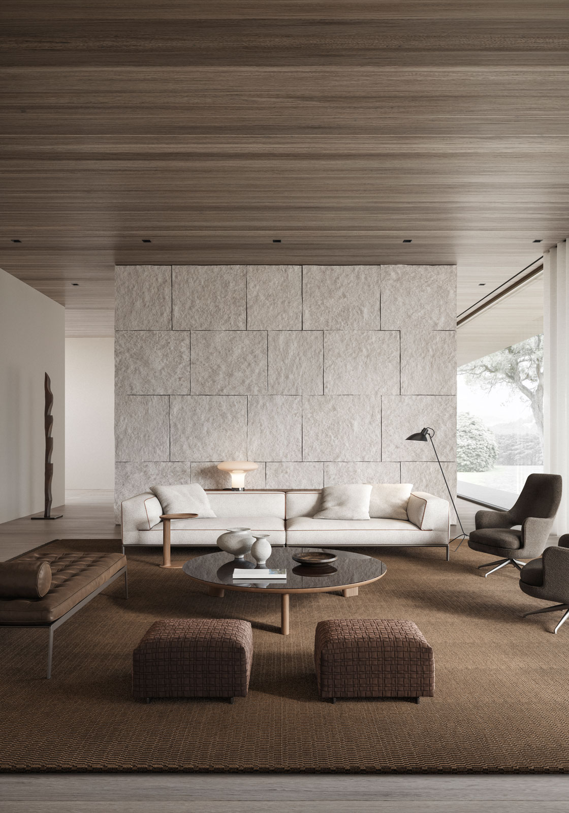 Perry Up Sofa von Flexform