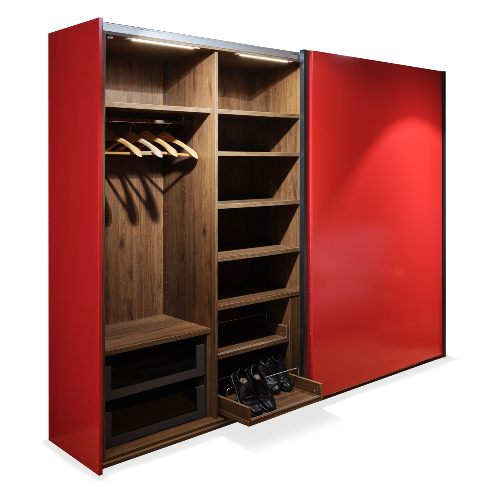 Refugium Kleiderschrank mit Schiebet�ren von Cramer Holzmanufaktur