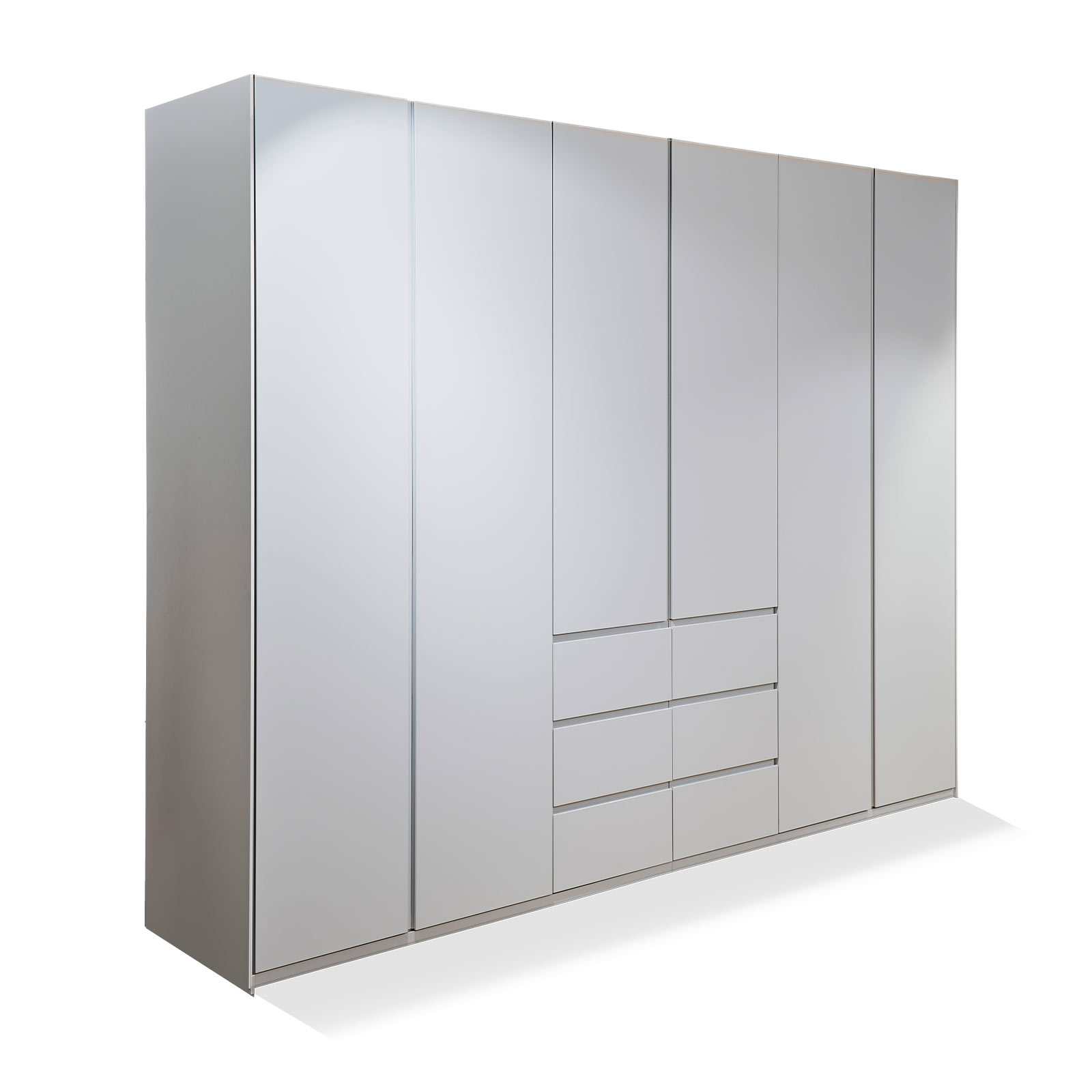 Refugium Kleiderschrank mit Drehtüren und Schubladen von Cramer Holzmanufaktur
